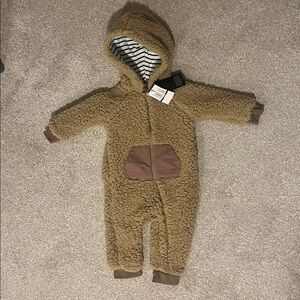 7 for all Mankind Brown Sherpa Snowsuit New with Tags